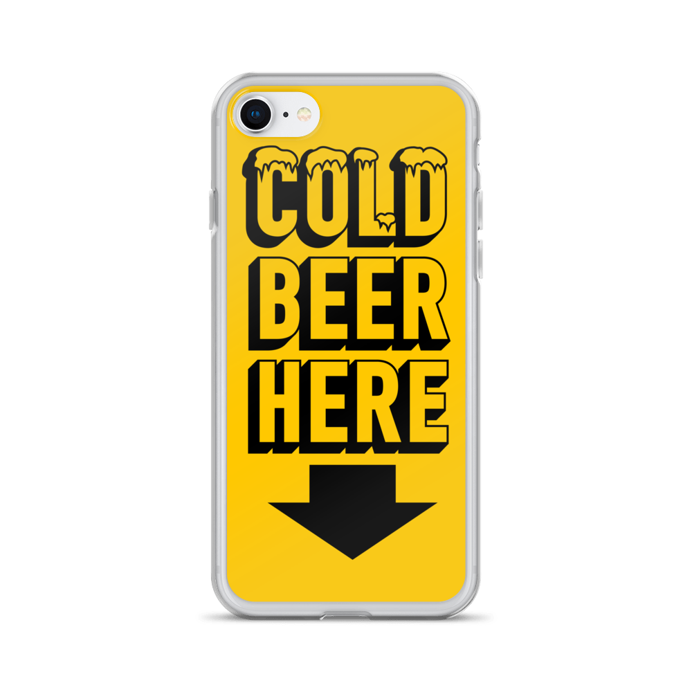 COLD BEER HERE iPhone Case