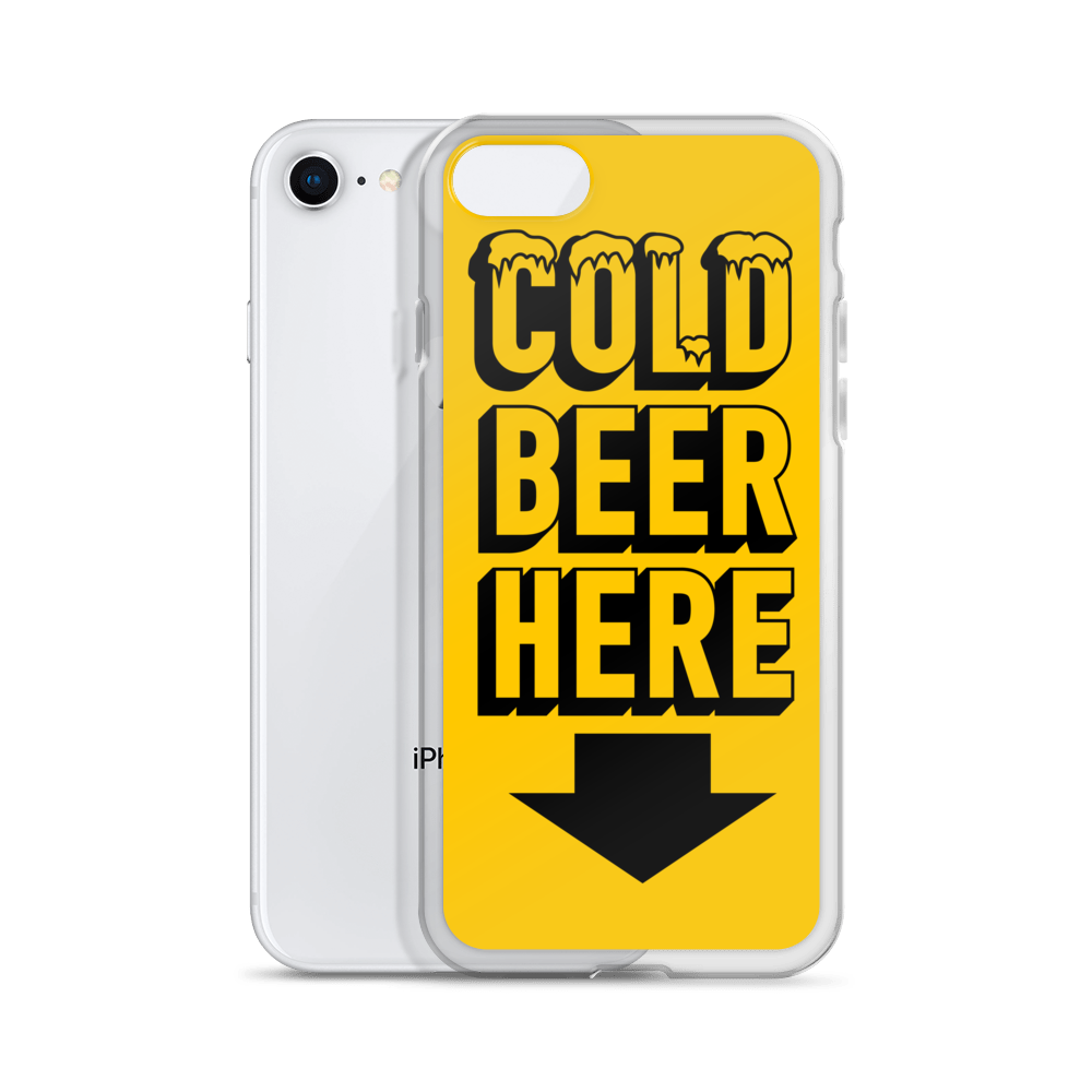 COLD BEER HERE iPhone Case