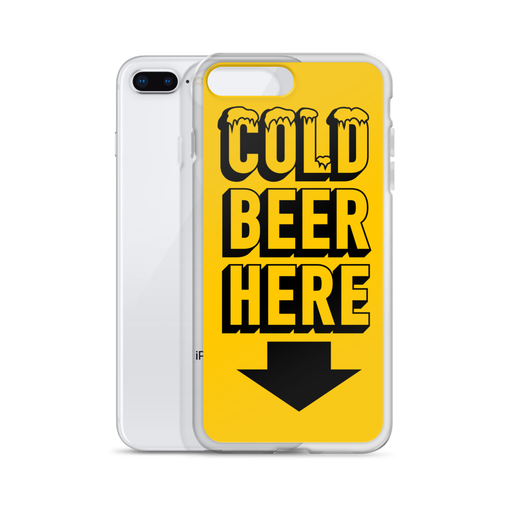 COLD BEER HERE iPhone Case