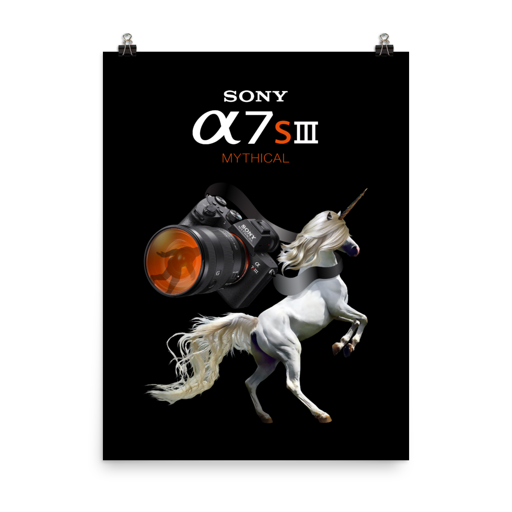 SONY a7S III Camera Parody Poster