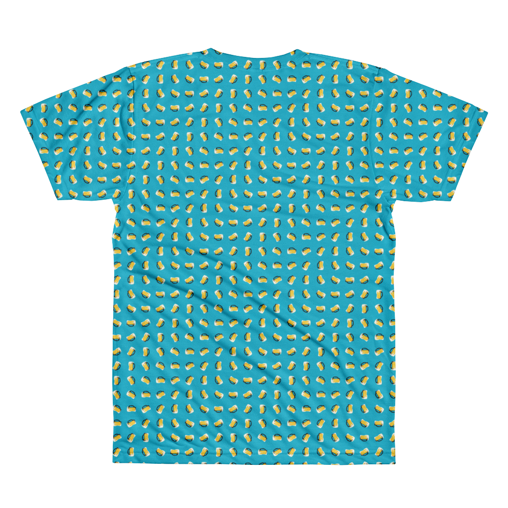 BEER WAVE - Optical Illusion T-Shirt