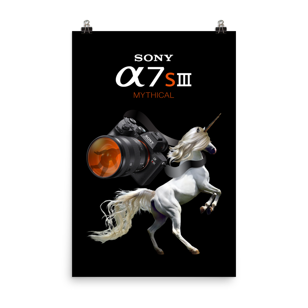 SONY a7S III Camera Parody Poster