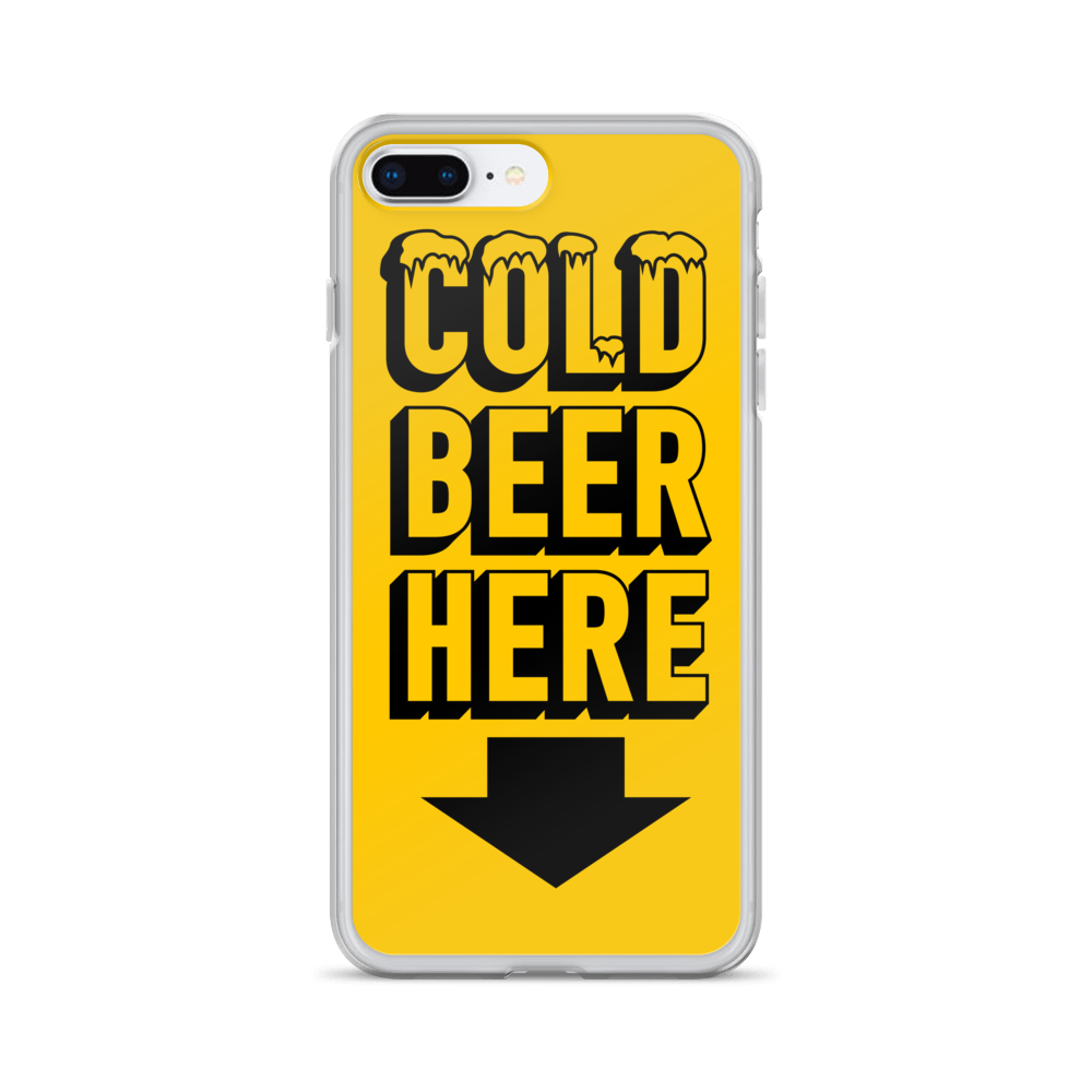 COLD BEER HERE iPhone Case