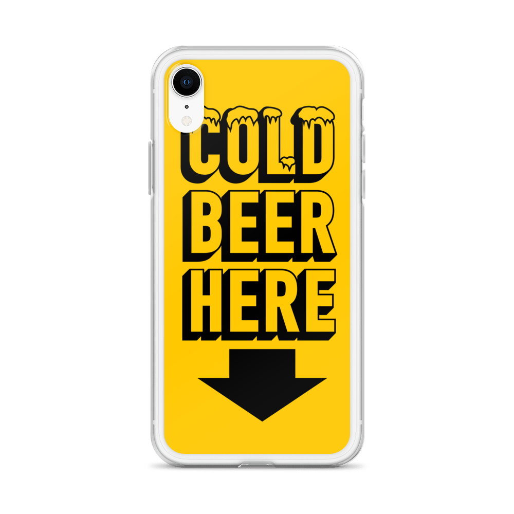 COLD BEER HERE iPhone Case
