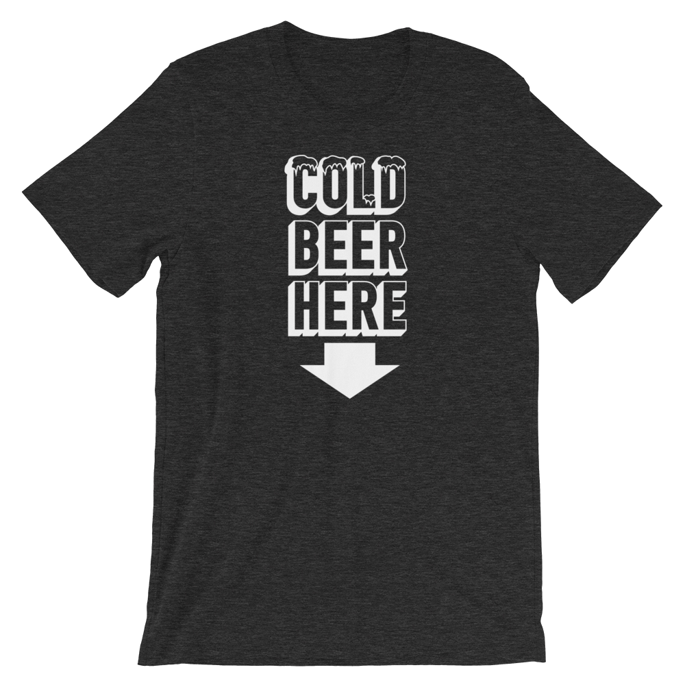 COLD BEER HERE T-Shirt in Colorado Baseball Colors