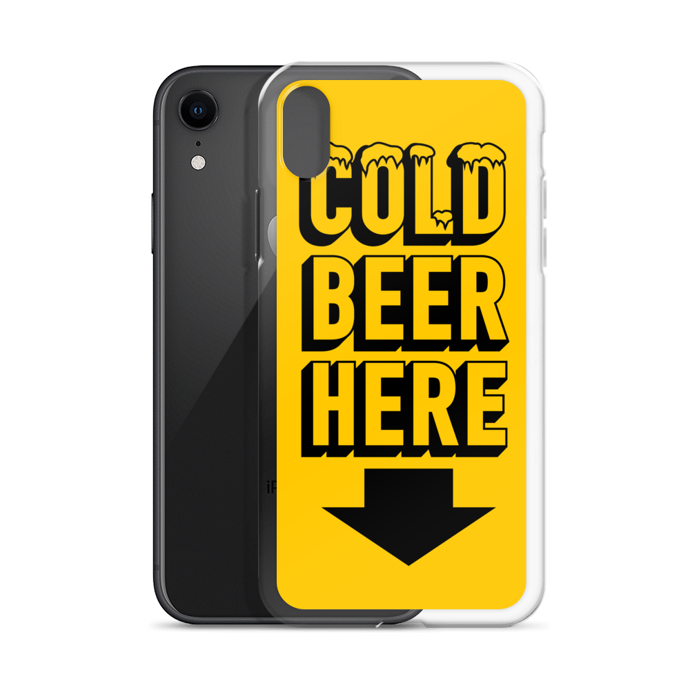 COLD BEER HERE iPhone Case