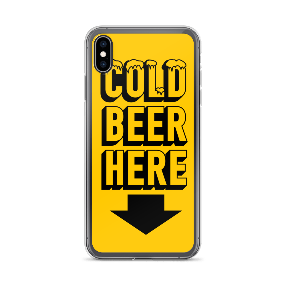 COLD BEER HERE iPhone Case