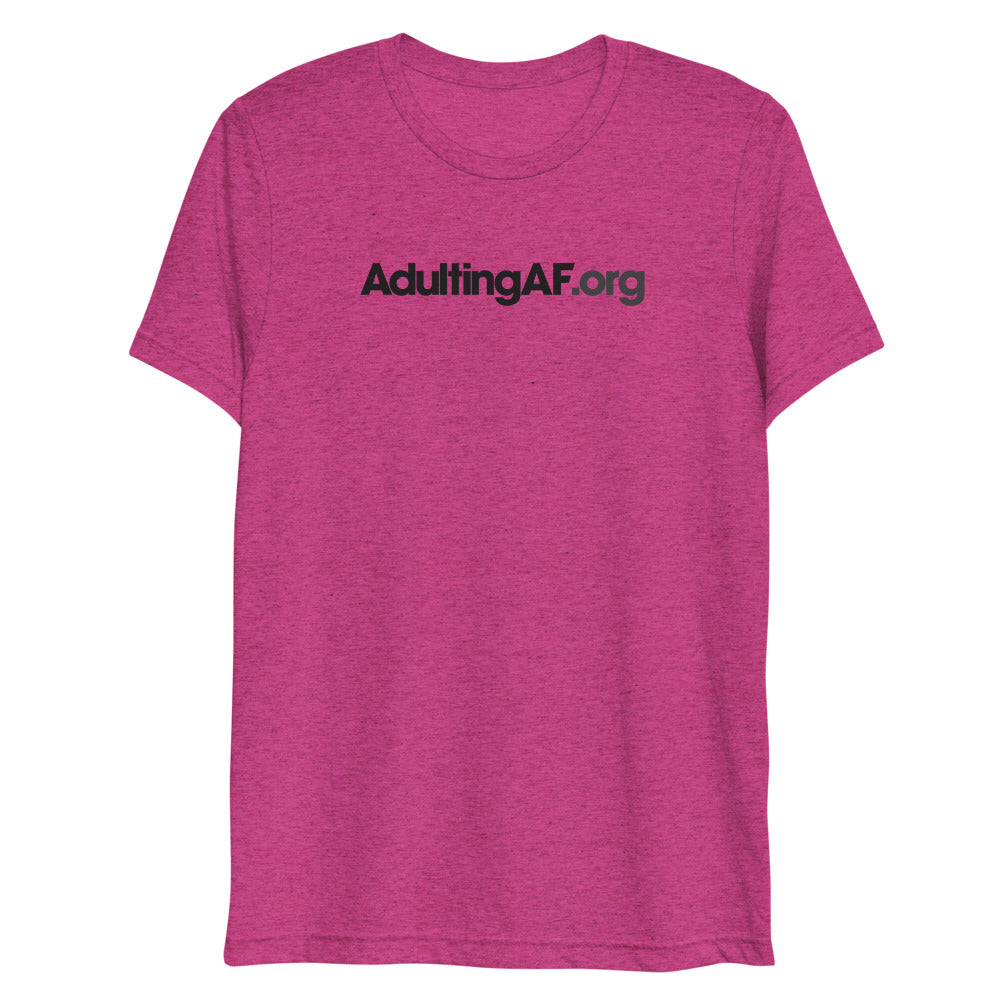 AdultingAF.org Heathered Tri-Blend T-Shirt