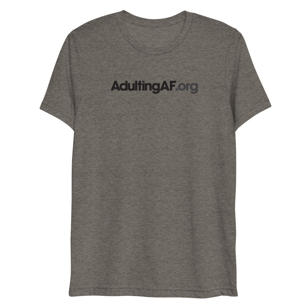 AdultingAF.org Heathered Tri-Blend T-Shirt
