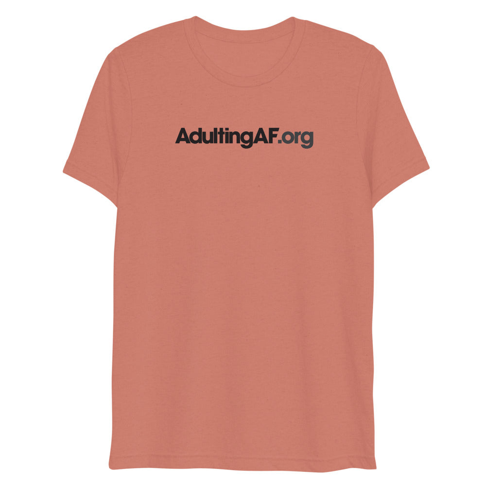 AdultingAF.org Heathered Tri-Blend T-Shirt