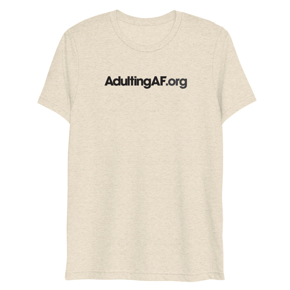 AdultingAF.org Heathered Tri-Blend T-Shirt