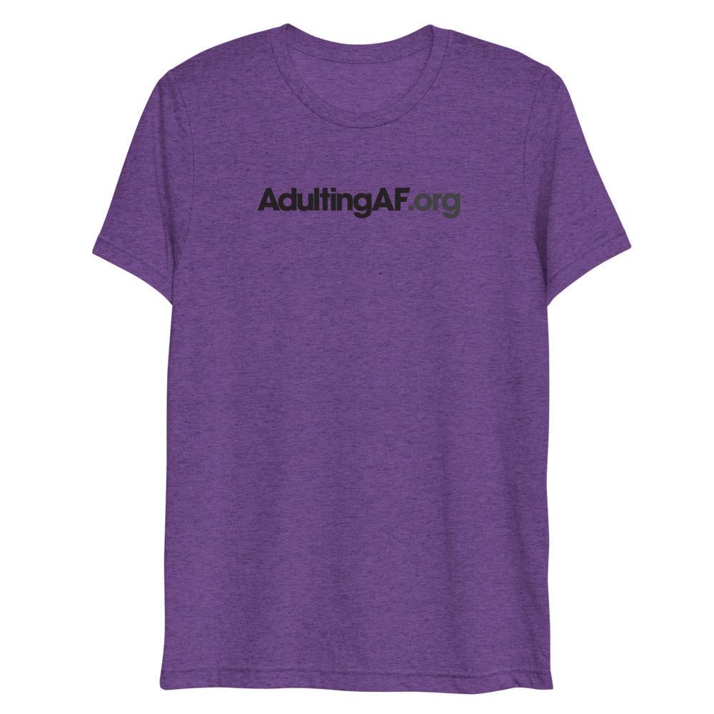 AdultingAF.org Heathered Tri-Blend T-Shirt