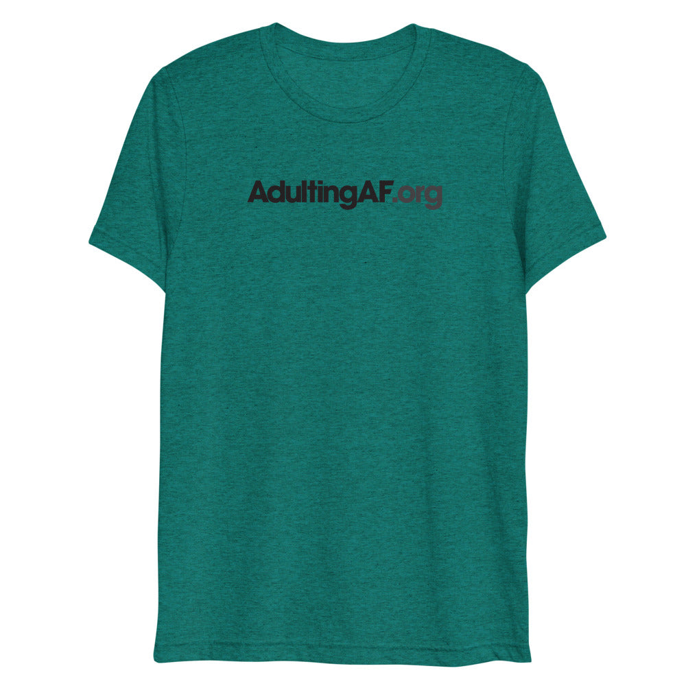 AdultingAF.org Heathered Tri-Blend T-Shirt