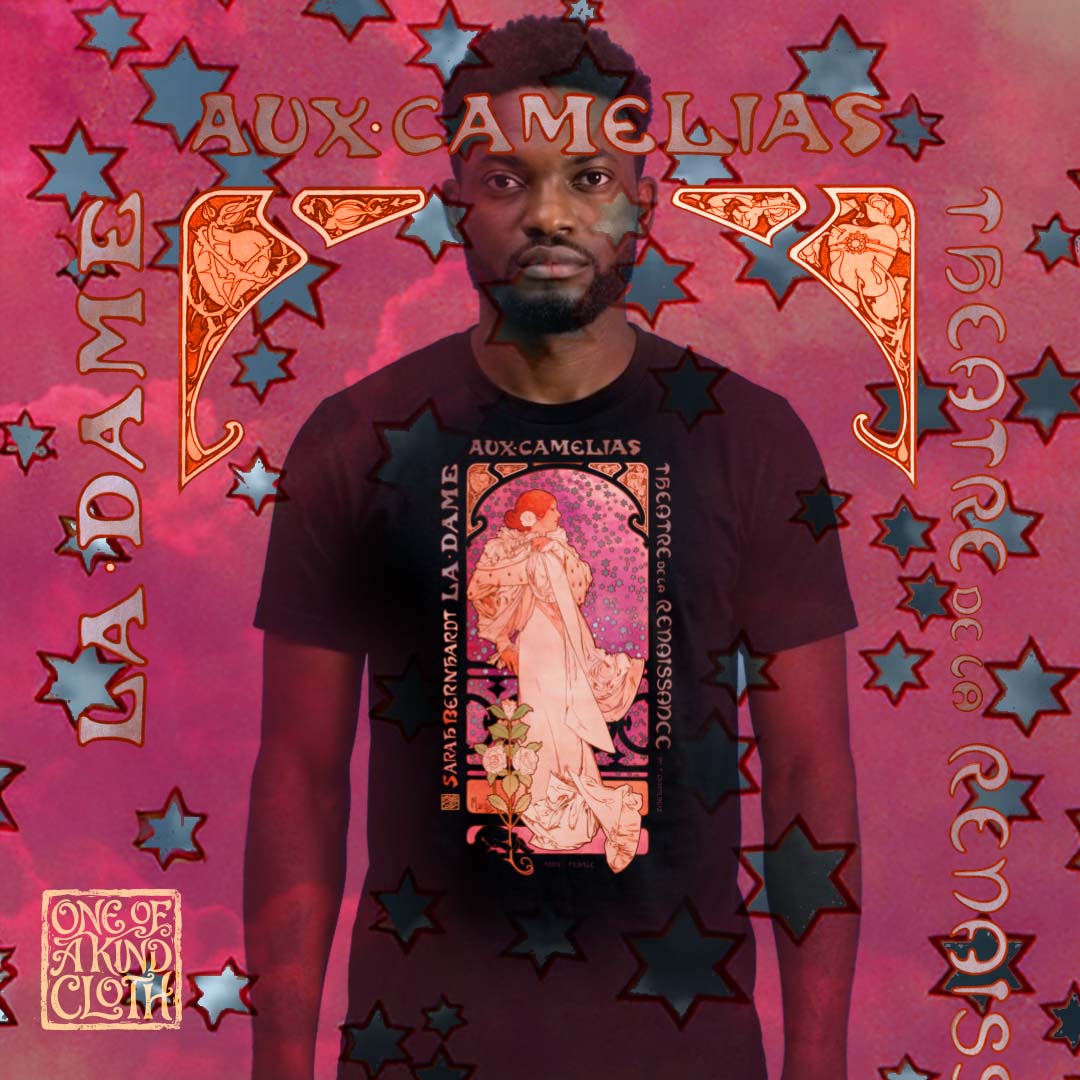 Mucha - La Dame aux Camélias (Art Nouveau) | Premium Graphic Tee