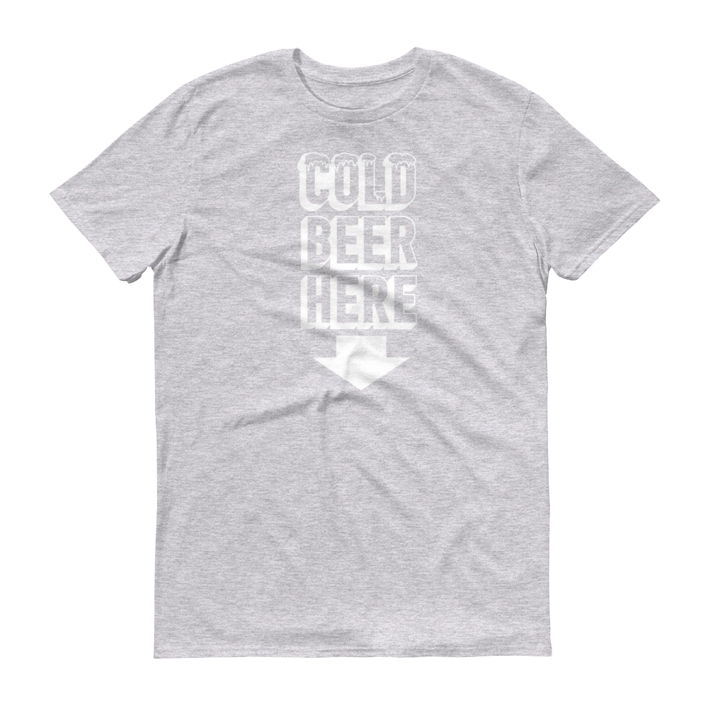 COLD BEER HERE Classic Lightweight T-Shirt