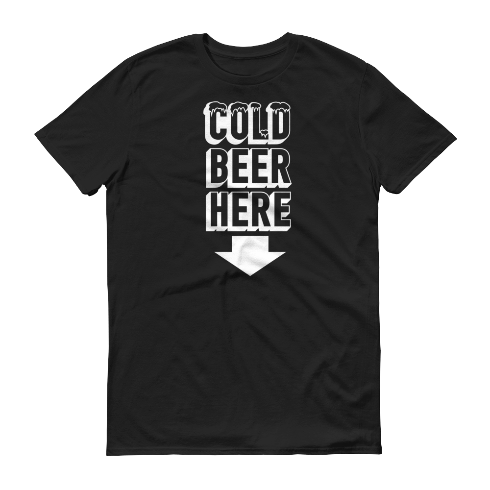 COLD BEER HERE T-Shirt in Arizona Baseball Colors