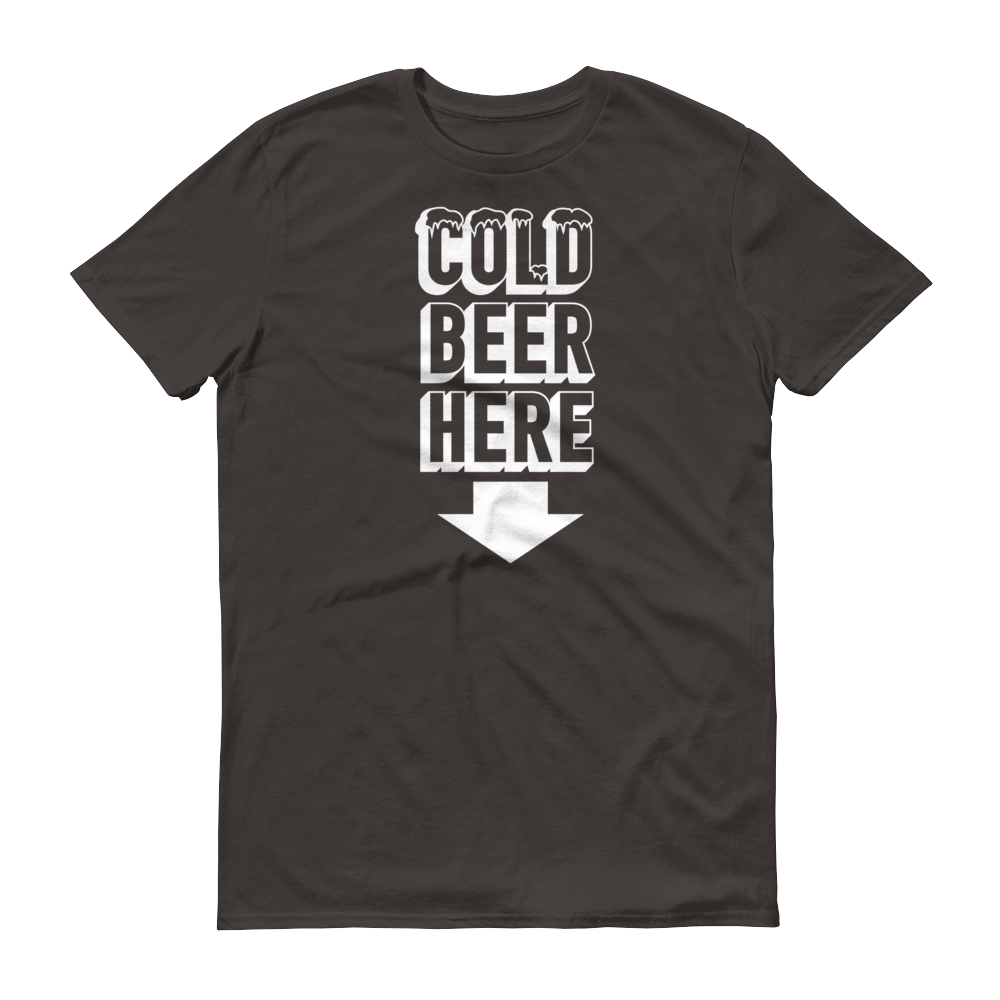 COLD BEER HERE T-Shirt in Arizona Baseball Colors