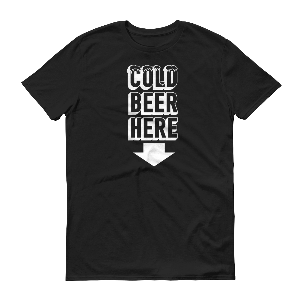 COLD BEER HERE Classic Lightweight T-Shirt