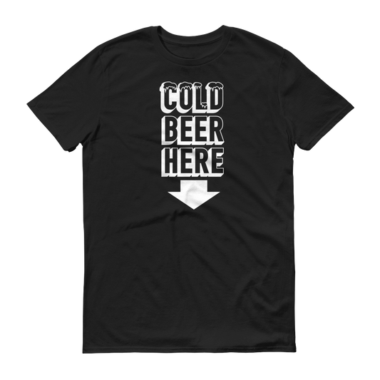 COLD BEER HERE Classic Lightweight T-Shirt