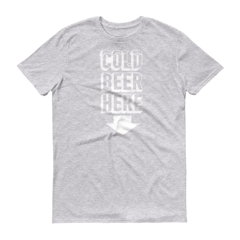 COLD BEER HERE T-Shirt in Arizona Baseball Colors