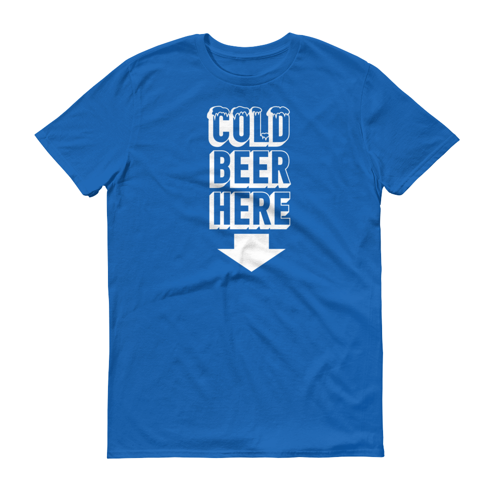 COLD BEER HERE Classic Lightweight T-Shirt