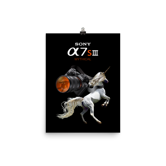 SONY a7S III Camera Parody Poster
