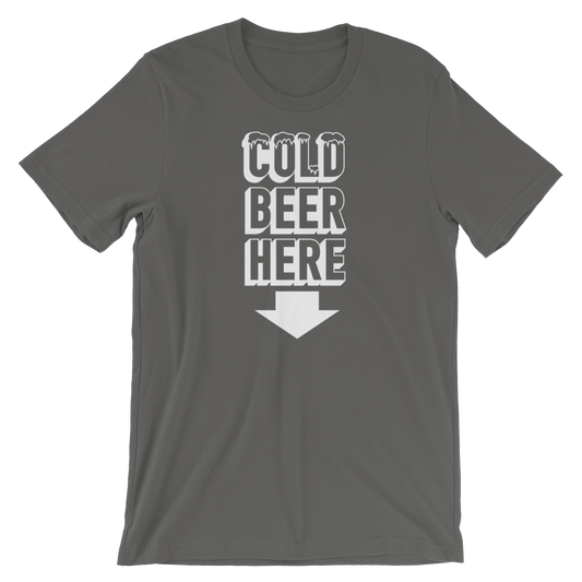 COLD BEER HERE T-Shirt in Colorado Baseball Colors